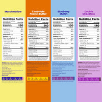 Thumbnail for Magic Spoon Treats - 16 High Protein Bars: 4 Blueberry Muffin, 4 Double Chocolate, 4 Marshmallow, 4 Chocolate Peanut Butter - High Protein Gluten Free Snack - Sugar & Gluten Free Protein Cereal Bar