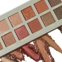 Thumbnail for LAURA GELLER NEW YORK The Casual Collection Copper & Khaki 14 Multi-Finish Eyeshadows | 14 Pigmented Eyeshadows Blendable Natural Look