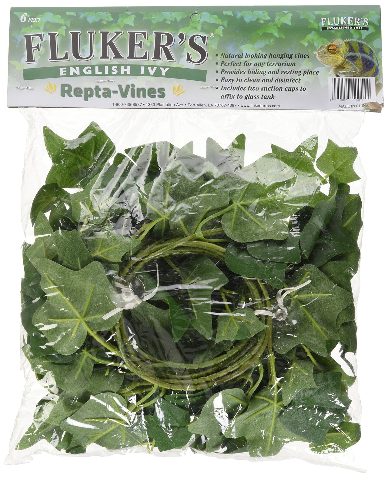 Fluker's Repta Vines for Reptiles and Amphibians Terrariums, English Ivy