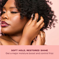 Thumbnail for SheaMoisture Hold and Shine Moisture Mist Coconut and Hibiscus for Thick, Curly Hair for Frizz Control 8 fl oz