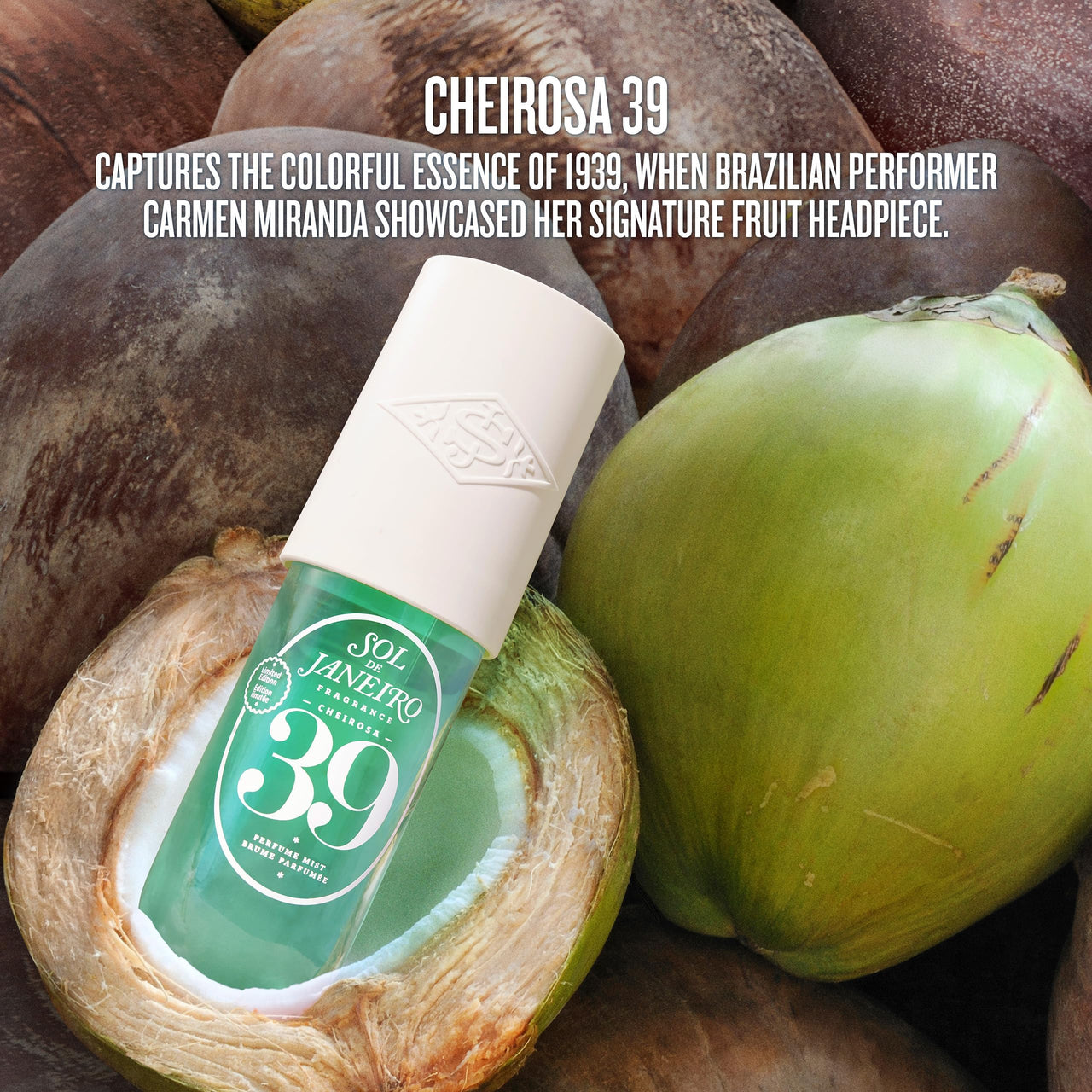 Sol de Janeiro Cheirosa 39 Limited Edition Hair & Body Fragrance Mist Travel Size 90mL/3.0 fl oz.