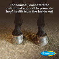Thumbnail for Farnam Horseshoer’s Secret Pelleted Hoof Supplement Concentrate, 25 mg of Biotin per 2 oz. Serving, For Cracked and Strong Hoof Walls, Horse Biotin Supplement with Amino Acids, 3.75 lb 30-Day Supply