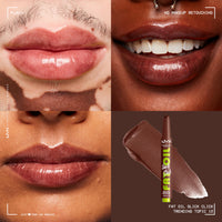 Thumbnail for NYX PROFESSIONAL MAKEUP Fat Oil Slick Click, Lightweight, Buildable, Pigmented Vegan Lip Balm - Trending Topic