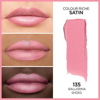 Thumbnail for L'Oreal Paris Colour Riche Lipcolour, Ballerina Shoes [135], 1 Count