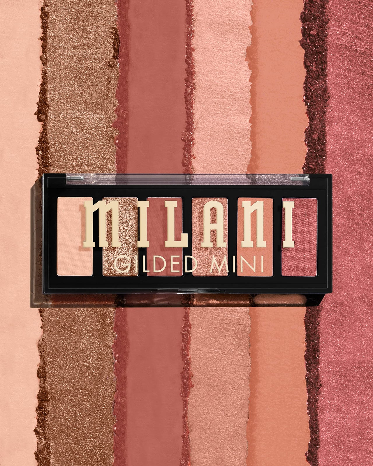 Milani Gilded Mini Eyeshadow Palette with 6 Matte & Shimmer Hues - It's All Rosé