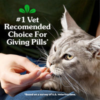 Thumbnail for Greenies Feline Pill Pockets for Cats Natural Soft Cat Treats, Chicken Flavor, 1.6 oz. Pouch (45 Treats)