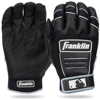 Thumbnail for MLB Adult CFX Pro Batting Glove, Pair, Small, Black/Black