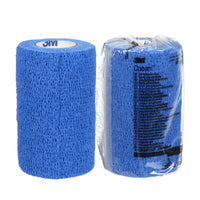 Thumbnail for Coban 3M Medical Coban Self-Adherent Wrap 1584B, Blue, 4 Inch x 5 Yards, 18 Bags/Case
