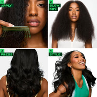 Thumbnail for SheaMoisture Silk Press Prep Cream with Plant-Derived Straightening Actives, Alma Oil & Hydroplex Technology Provides Heat Protection While Helping to Preserve Natural Curl Pattern 3.3fl oz