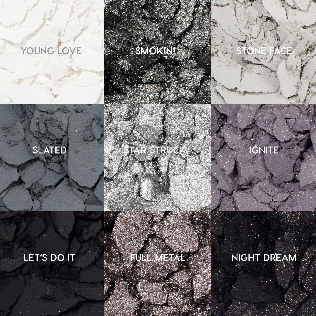 ColourPop Blowin' Smoke Eyeshadow Palette - Silver & Smokey Eye Eyeshadow Palette with Metallic & Matte Finishes - High-Pigment Eye Makeup with Long-Wearing Formula (0.3 oz)