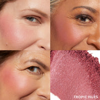 Thumbnail for LAURA GELLER NEW YORK Baked Blush-n-Brighten Marbleized Blush + Angled Brush (01 Tropic Hues, 47mm)