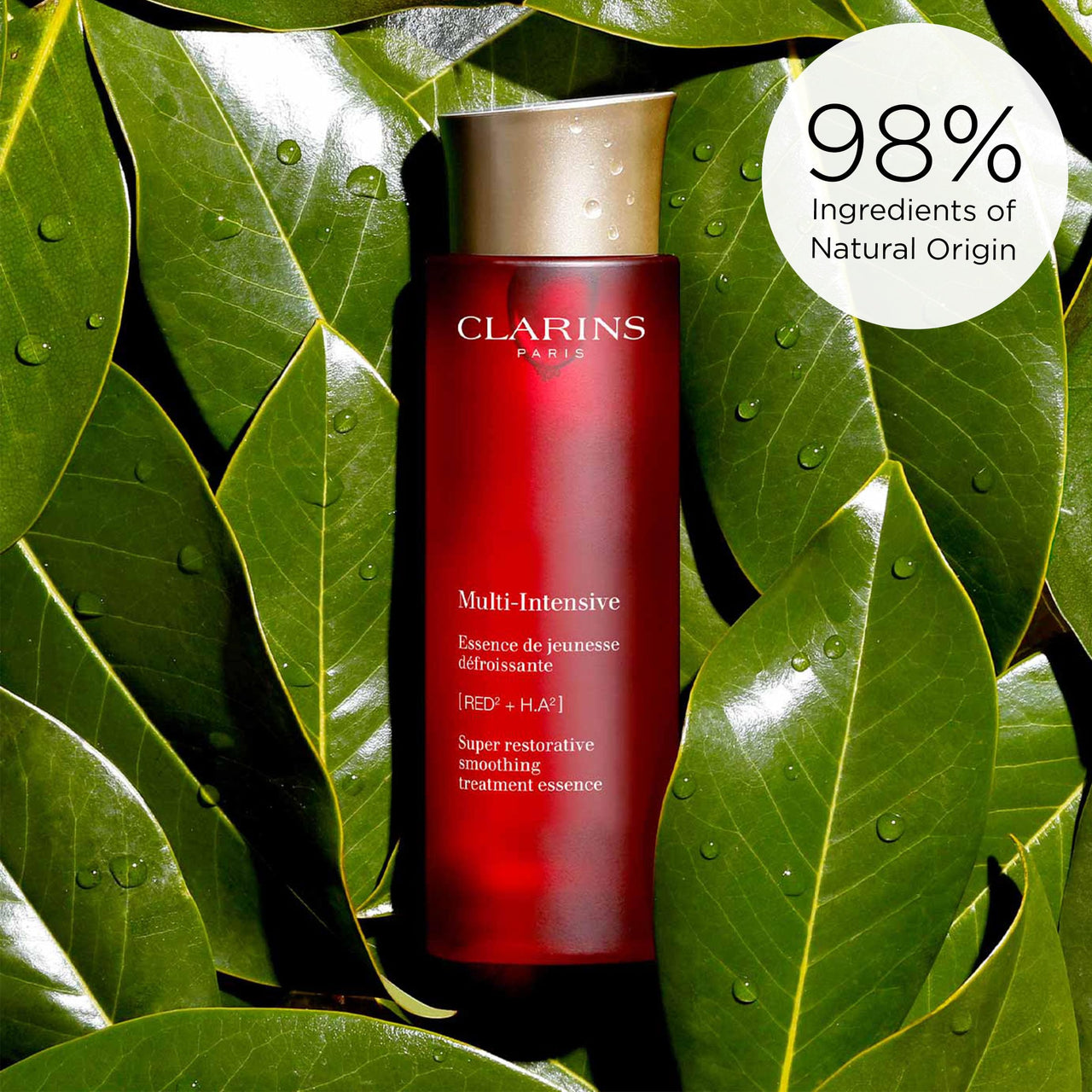 Clarins Super Restorative Treatment Essence | Anti-Aging Face Lotion For Mature Skin Weakened By Hormonal Changes | Visibly Smoothes, Refines Pores, Softens Skin and Restores Radiance | 6.7 Fl Oz