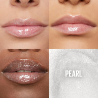Thumbnail for Maybelline Lifter Gloss, Hydrating Lip Gloss with Hyaluronic Acid, High Shine for Plumper Looking Lips, Pearl, Silver Pearl Clear, 0.18 Ounce