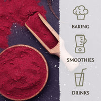 Thumbnail for Sunwarrior Beet Root Powder Nitric Oxide Increase Stamina Blood and Flow Circulation Natural Non-GMO Keto Vegan Superfood for Smoothies Acai Pudding Baking 360g sq tub (90 Servings) Organic Harvest