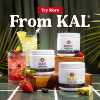 Thumbnail for KAL Energy Magnesium Powder Drink, Pineapple Flavor Magnesium Citrate Powder, Energy Support with Green Tea Caffeine, Sugar Free, 40 Servings