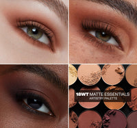 Thumbnail for Morphe 18WT Makeup Palette - Matte Essentials Artistry Palette with Warm Toned, All-Matte Shades - Made to Build, Blend & Layer Flawlessly for Everyday, Versatile Makeup Looks (0.68 oz)