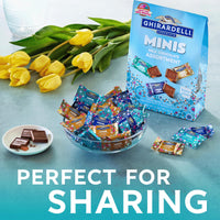 Thumbnail for Ghirardelli Minis Milk Chocolate Assortment Bag, 16.1 oz (Milk Chocolate +Caramel, Sea Salt Caramel,)