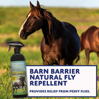 Thumbnail for EQyss Barn Barrier Natural Fly Repellent Spray, 32 Ounce
