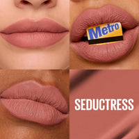 Thumbnail for Maybelline Super Stay Matte Ink Liquid Lipstick Makeup, Long Lasting High Impact Color, Up to 16H Wear, Seductress, Light Rosey Nude, 1 Count