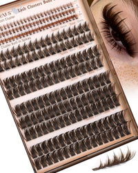 Thumbnail for Image 7 of A-brown spikes manga cluster + bottom for the product Goddvenus Manga Lash Clusters Eyelash Extensions