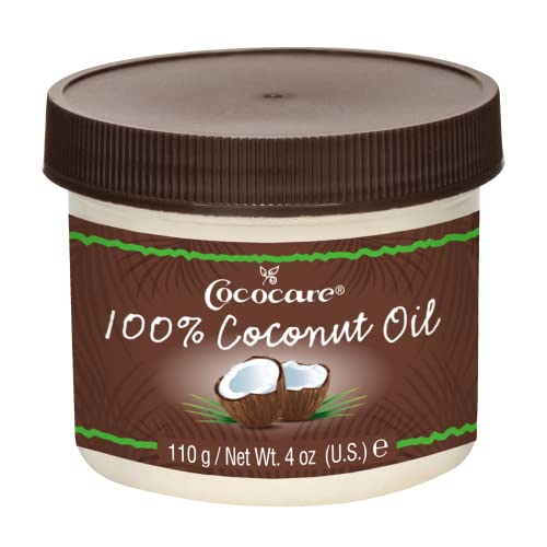 Image 1 of Default Title for the product COCOCARE 100% Pure Coconut Oil for Skin, Hair & Body, 4 oz Jars, 2 Pack