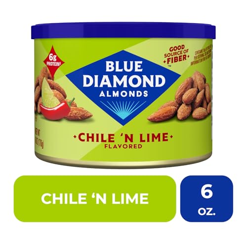 Image 3 of Blue Diamond Almonds Chile 'n Lime Flavored Snack Nuts, 6 oz, Pack of 1