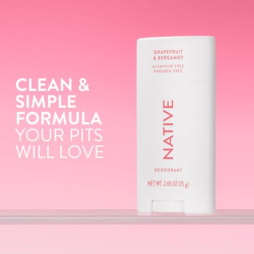 Image 2 of Native Deodorant Contains Naturally Derived Ingredients, 72 Hour Odor Control, Aluminum Free, Grapefruit & Bergamot, 2.65 Ounce (Pack of 12)