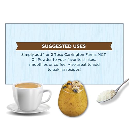 Image 7 of Carrington Farms Organic MCT Oil Powder
