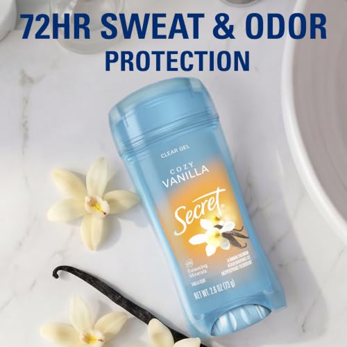 Image 3 of Secret Antiperspirant Deodorant for Women, Cozy Vanilla Scent, 2.6 oz