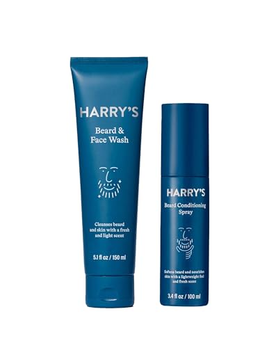 Image 1 of Default Title for the product Harry's Beard Grooming Kit - 5.1 fl oz Wash and 3.4 oz Conditioning Spray