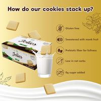 Thumbnail for Image 3 of ChocZero Jolies Sugar Free Dark Chocolate Mint Cookies