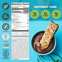 Thumbnail for Image 3 of Simply Protein Birthday Cake Dipped Bars, 30 Count