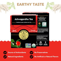 Thumbnail for Image 3 of Buddha Teas Organic Ashwagandha Tea - Herbal Tea, Caffeine Free