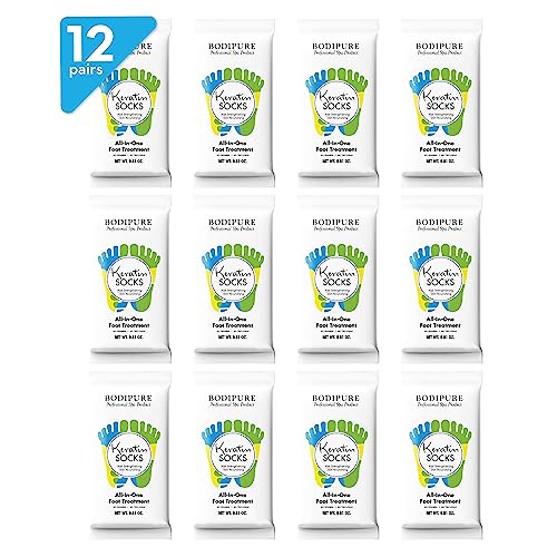 Image 2 of 1 Count (Pack of 12) for the product Bodipure Keratin Foot Mask