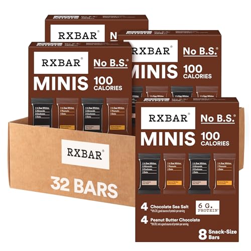 Image 3 of 2-Flavor Chocolate Variety / 8 Count (Pack of 4) for the product RXBAR Minis Protein Bars Variety Pack