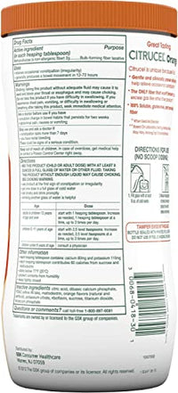 Thumbnail for Image 2 of CITRUCEL Citrucel Orange, 30 Ounce