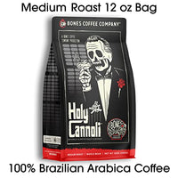 Thumbnail for Image 3 of Bones Coffee Company Holy Cannoli Baked Cannoli Flavored Coffee Medium Roast Low Acid Arabica Beans Ground 12 Oz