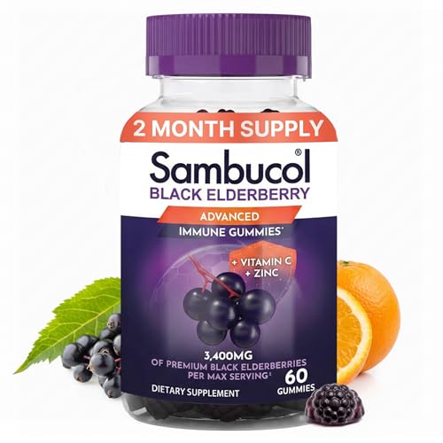 Image 3 of Elderberry / 60 Count (Pack of 1) for the product Sambucol Elderberry Gummies