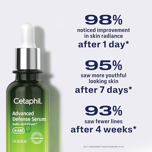 Image 3 of Cetaphil Advanced Defence AM Face Serum, Dermatologist Recommended, 1oz