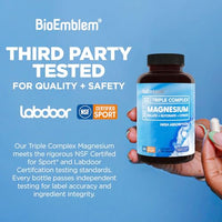 Thumbnail for Image 3 of BioEmblem Triple Magnesium Complex, 300 mg Per Serving, 180 Capsules