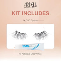 Thumbnail for Image 5 of Ardell Half Naked Lashes 421 – Natural Half Lashes for Outer Corner, Soft & Flattering Fit Wispy Volume False Eyelashes, Includes Duo Lash Glue 1g, 2 Pack