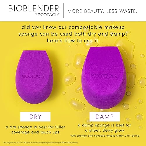 Image 4 of EcoTools Bioblender Makeup Sponge Duo, 2 Count
