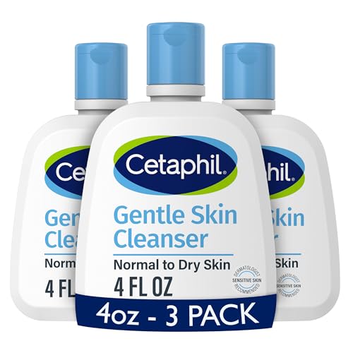 Image 1 of Unscented / 4 Fl Oz (Pack of 3) for the product Cetaphil Gentle Cleanser Hydrating Face & Body Wash Sensitive Skin