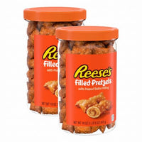 Thumbnail for Image 4 of Peanut-Butter / 18 Ounce (Pack of 2) for the product Reese's Filled Pretzels Peanut Butter Nuggets