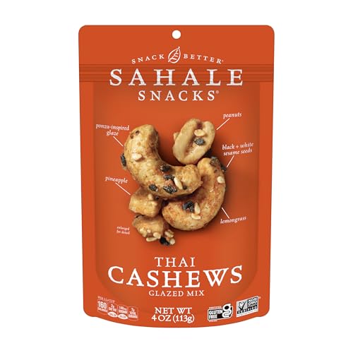 Image 1 of Default Title for the product Sahale Snacks Thai Cashews Glazed Mix, 4 Ounces (Pack of 6)