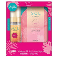 Thumbnail for Image 1 of Default Title for the product Jergens SOL Self Tanner Water Mousse Deep Self Tanning Kit 5 Oz + 1 Mitt