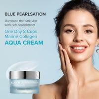 Thumbnail for Image 7 of KLAVUU Blue Pearlsation Day 8 Cups Aqua Cream, Niacinamide (1.69oz)