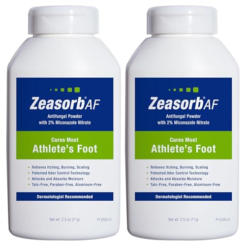 Image 2 of Medicinal / 2.5 Ounce (Pack of 2) for the product Zeasorb Antifungal Powder