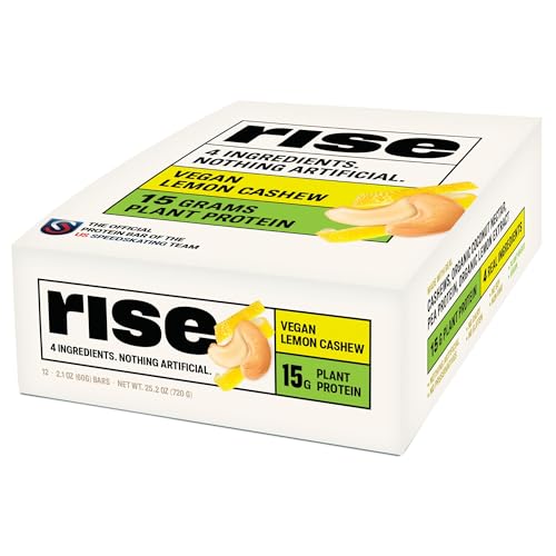 Image 1 of Default Title for the product Rise Pea Protein Bar - Vegan Lemon Cashew 15g Protein