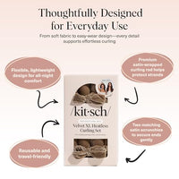 Thumbnail for Image 4 of Kitsch Velvet Heatless Curls Overnight Set - Eucalyptus